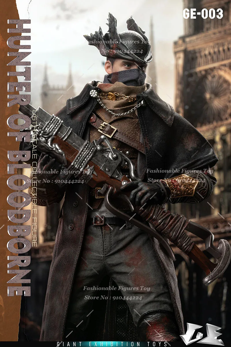 Фото Коллекционная фигурка-модель Giant Exhibition Toys GE003 1/6 Men Soldeir Gothic Night Hunter, полный комплект, 12 дюймов №4