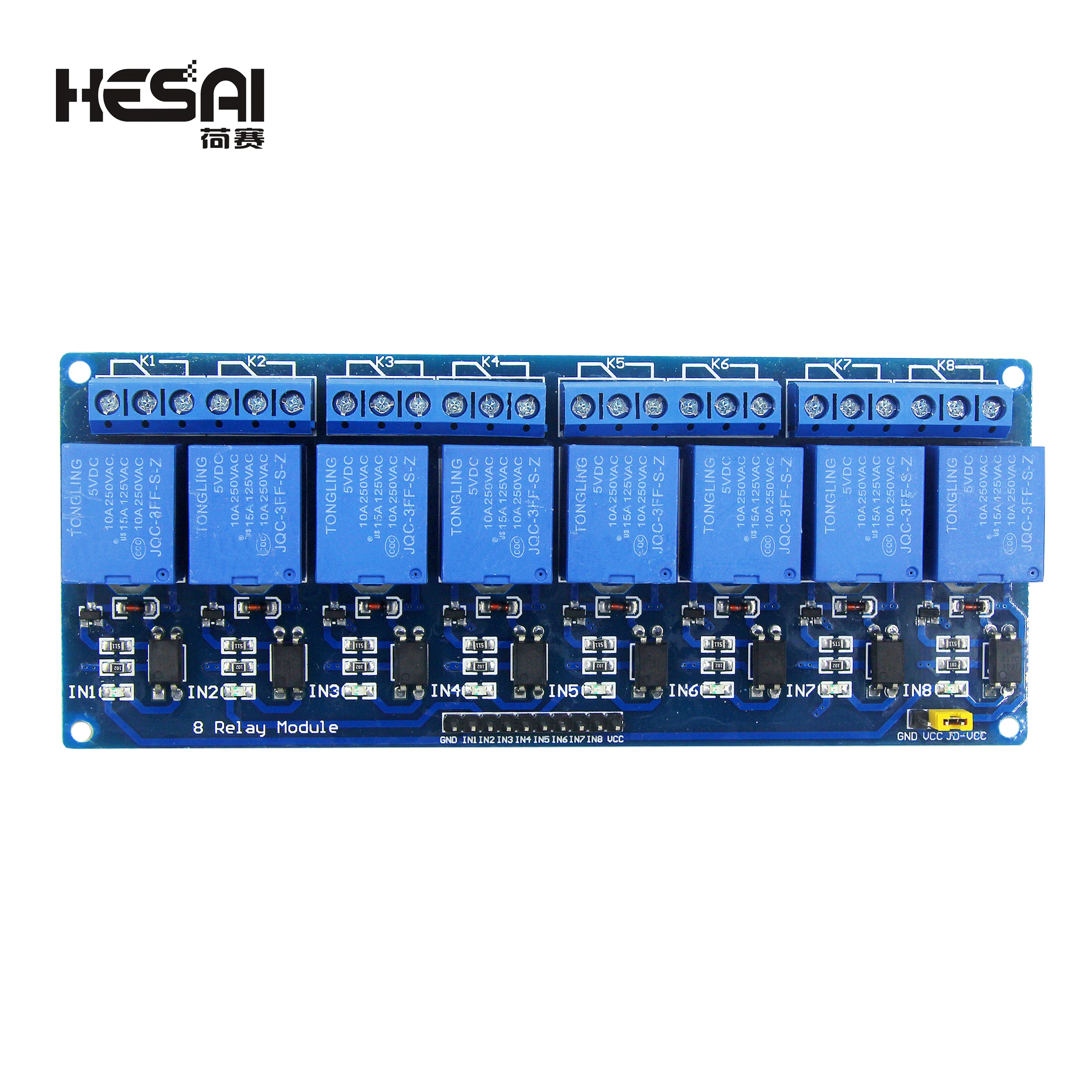 8-канальная релейная Модульная плата PIC AVR MCU DSP ARM, электронный 8-канальный релейный модуль, 5 В/12 В