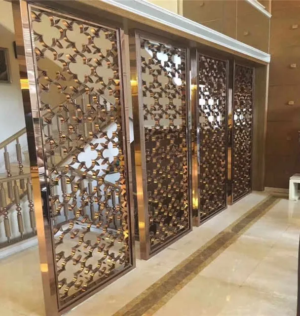 Делитель комнаты из нержавеющей стали SUS 304 201 украшение для дома металлический