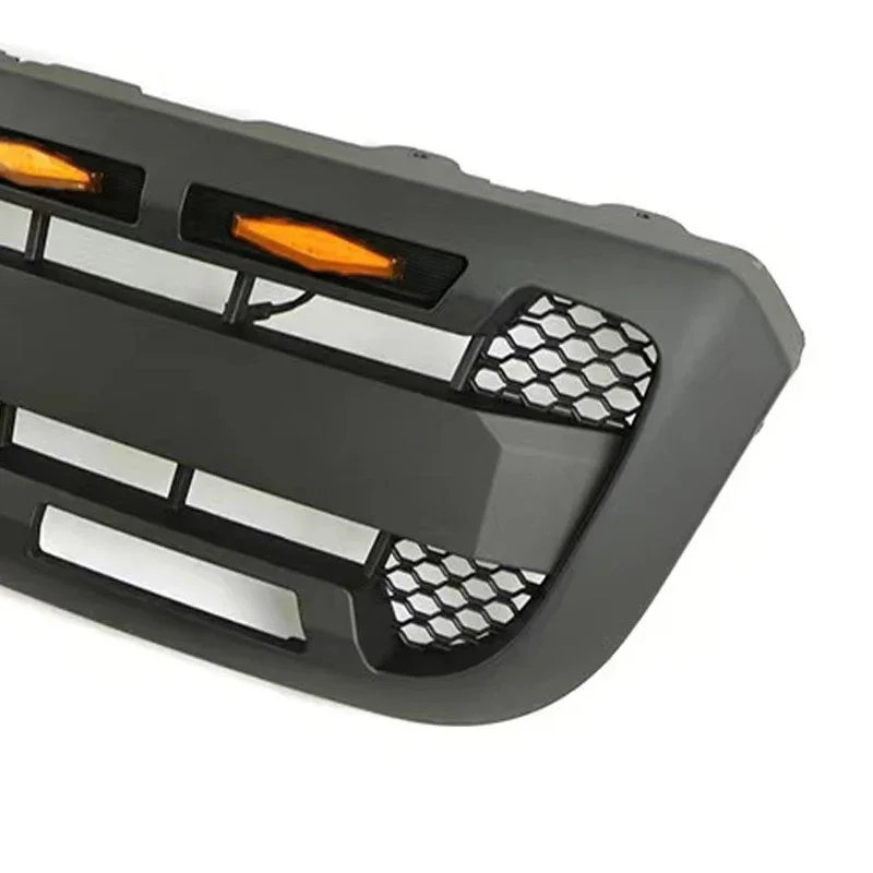 Для Ford Ranger T5 2004 2005 2006 2007-2009 2010 2011 решетка типа Raptor янтарный светодиод ABS гоночные