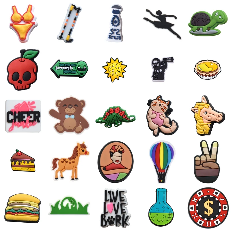 

Boy Shoe Charms Wholesale Bulk Kids Decorations for Crocs Gifts Packs Girl Para Pins Set Jeans Women Charm Shoes Accessories Men