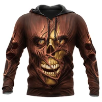 fashion funny skeleton role play 3d full print mens hoodie european and american style sweatshirt autumn casual zipper hoodie