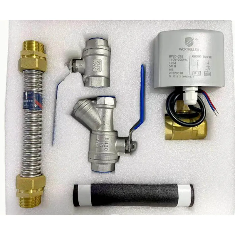 Электрический двухсторонний клапан Стандартный шаровой из нержавеющей стали