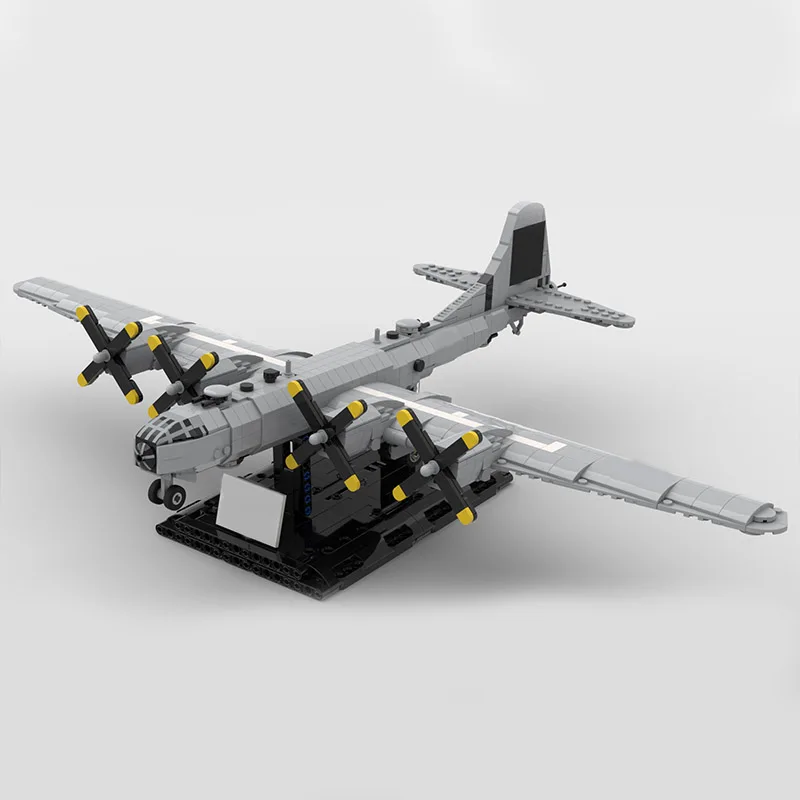 

NEW 1095PCS WW2 Military MOC 1:72 Scale B-29 Superfortress bomber Model DIY creative ideas high-tech ToyGift Fighter Plane Block