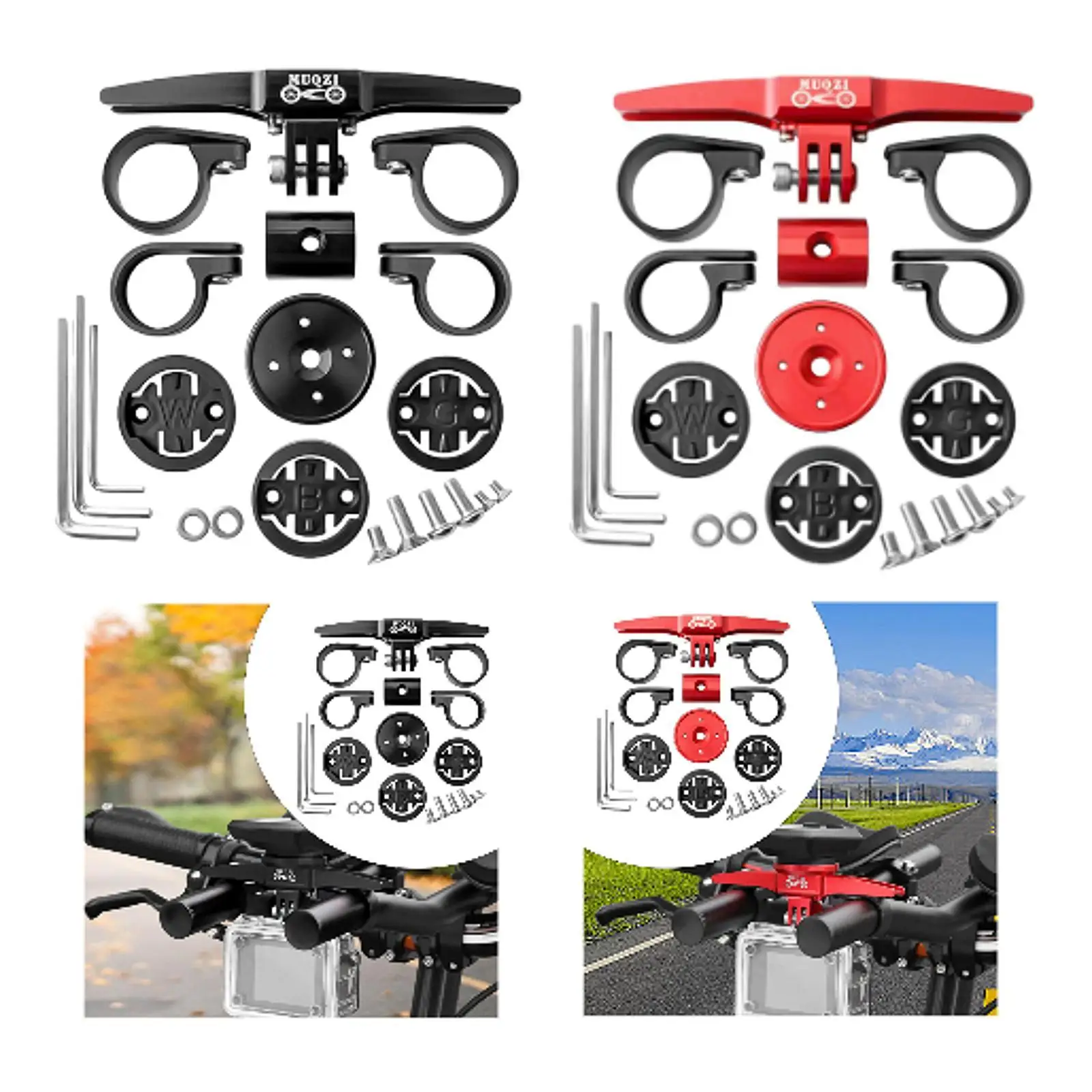 Черное крепление для компьютера или велосипеда