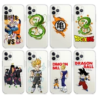dragon ball goku vegeta for apple iphone 13 12 11 mini 8 7 6s 6 xs xr x 5 5s se 2020 pro max plus transparent soft phone case