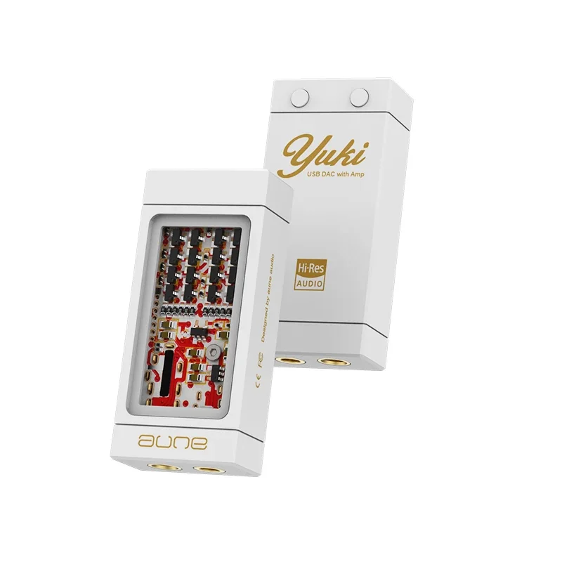 Aune YUKI Портативный декодирующий усилитель HiFi ЦАП AMP Dual CS43198 PCM32bit/768k DSD256 Полностью