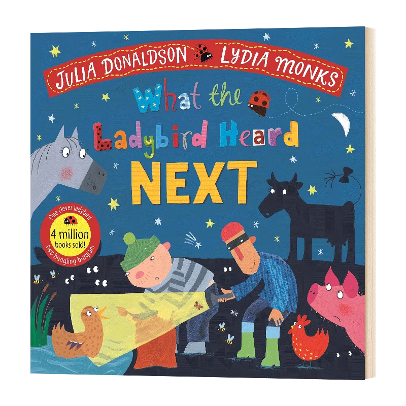 Что далее услышала божья коровка, детские книги в возрасте 3, 4, 5, 6 лет, книга с картинками на английском языке, 9781529051414