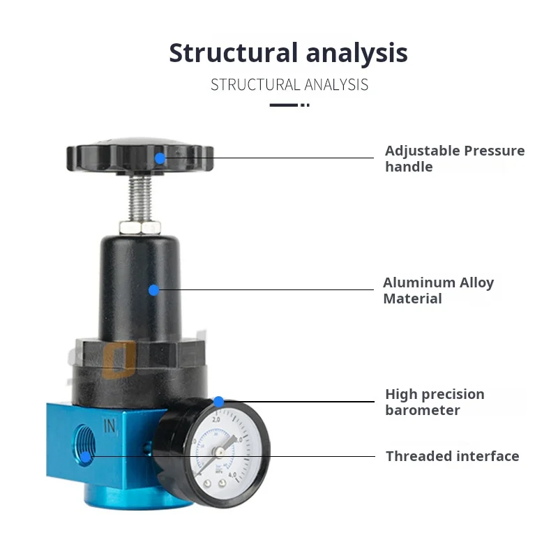 QTYH-08/10/15/20/25 Пневматический редукционный клапан высокого давления Воздушный