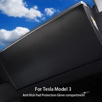 for tesla model 3 17 22 anti kick pad protection glove compartment side edge film protector stickers