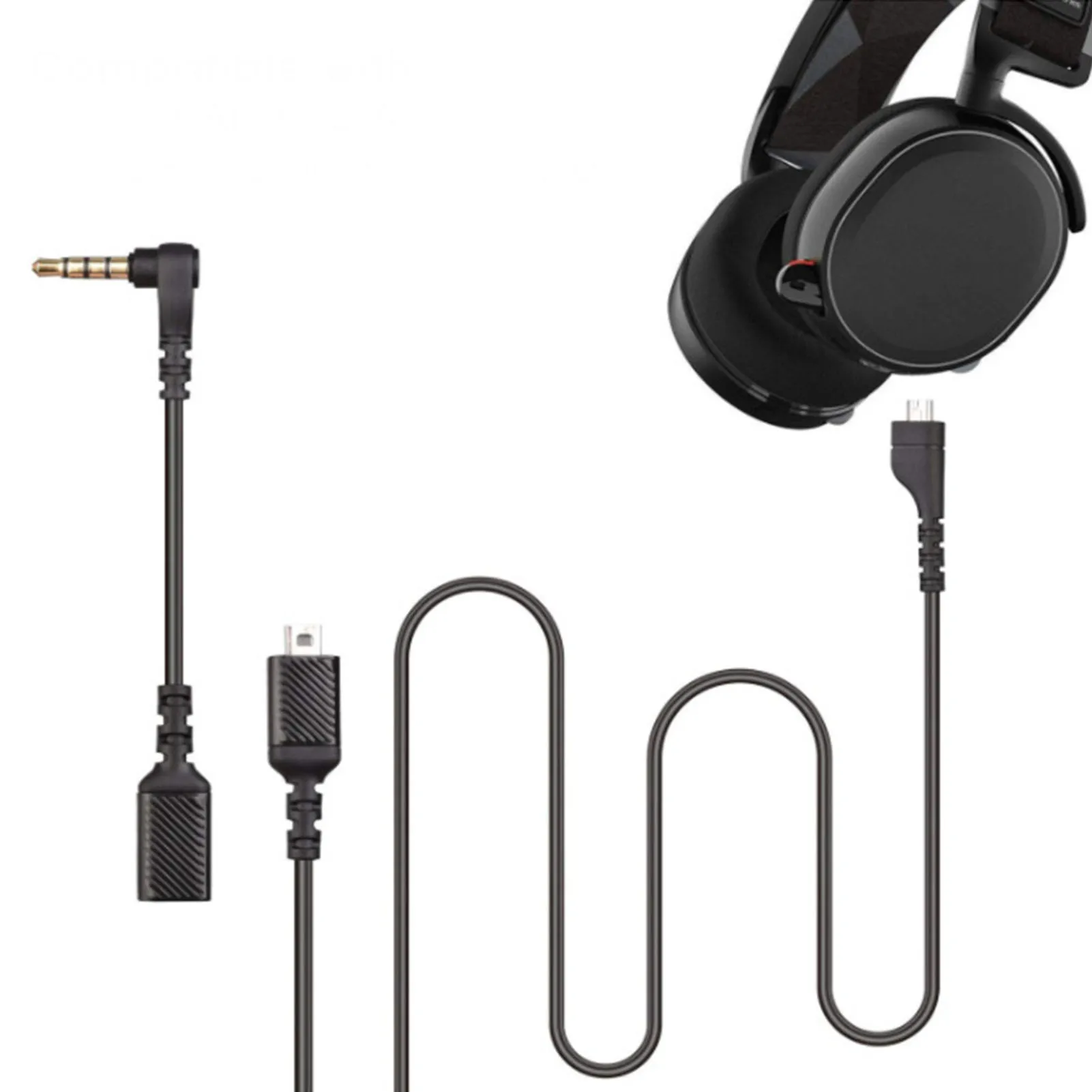 

Кабель для звуковой карты, аудиокабель кабель Замена для SteelSeries Arctis 7/Arctis 5/Arctis 3/Arctis Pro Gaming гарнитура