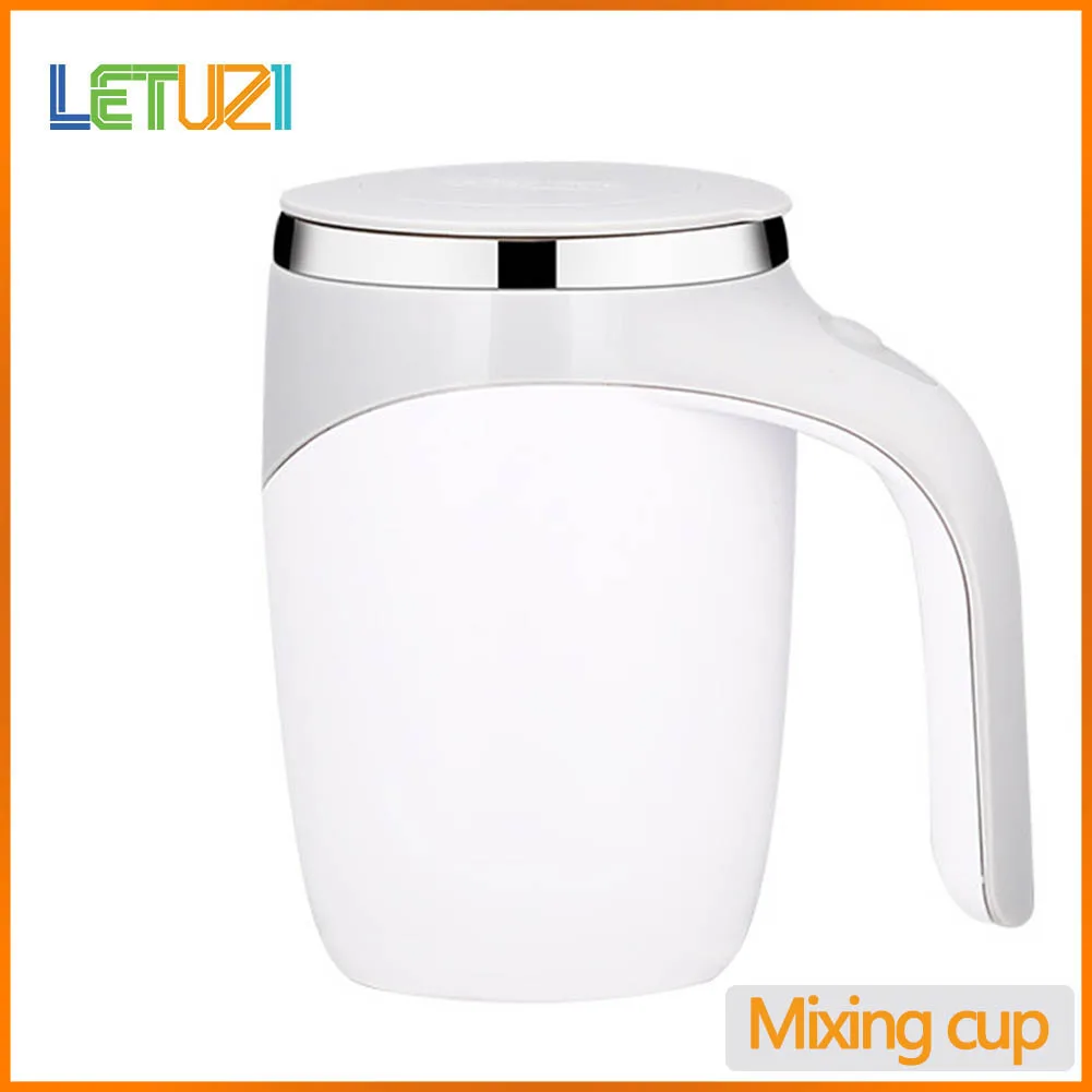 

Stainless Steel Mixing Cup Smart Self Stirring Magnetic Coffee Mug Temperature Teacup for Home Office Mixer Thermal Cups