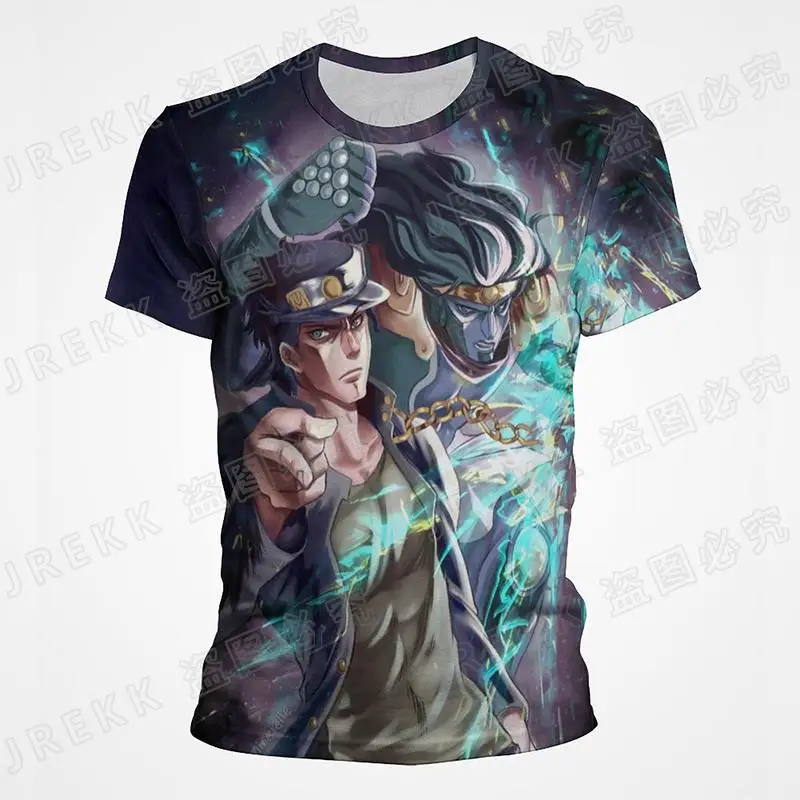 Футболка Мужская/женская оверсайз с коротким рукавом топ аниме Невероятные