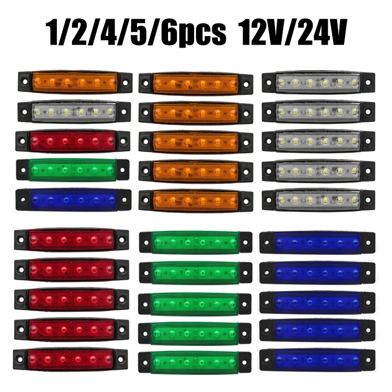 

1/2/4/5/6 шт., боковые габаритные огни