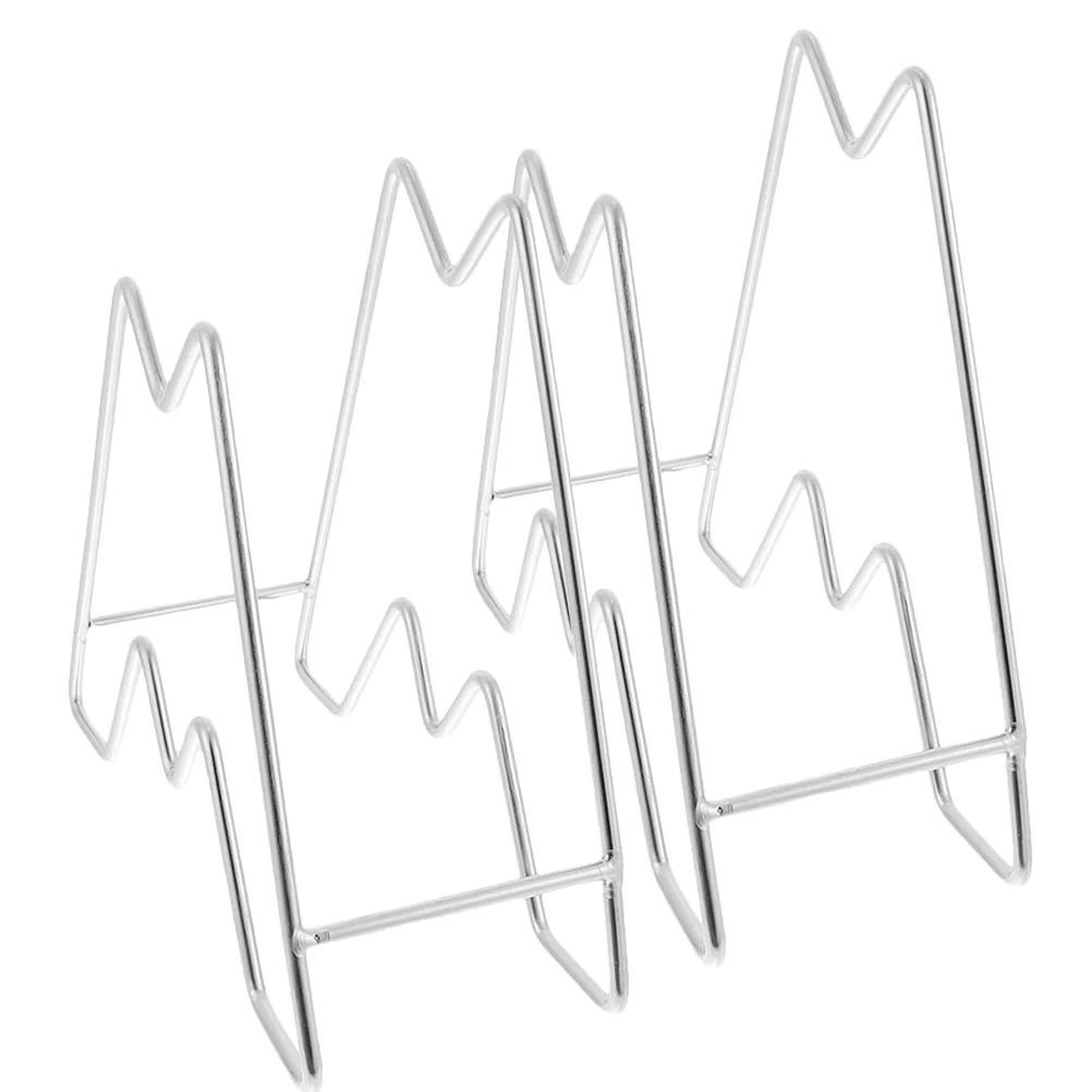 

2pcs Kitchen Chopping Board Holder Stainless Steel Stand Countertop Pot Lid Organizer