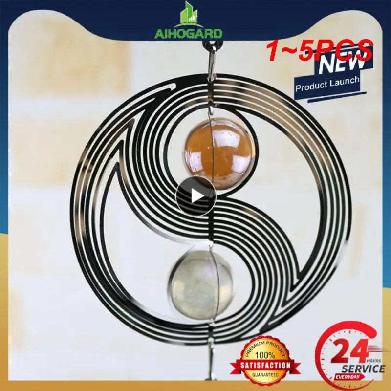 1 ~ 5 шт., виндгонг, двор, плетеный Спиннер, ветряные колокольчики, спиральная стена, настенное украшение, украшение для дома