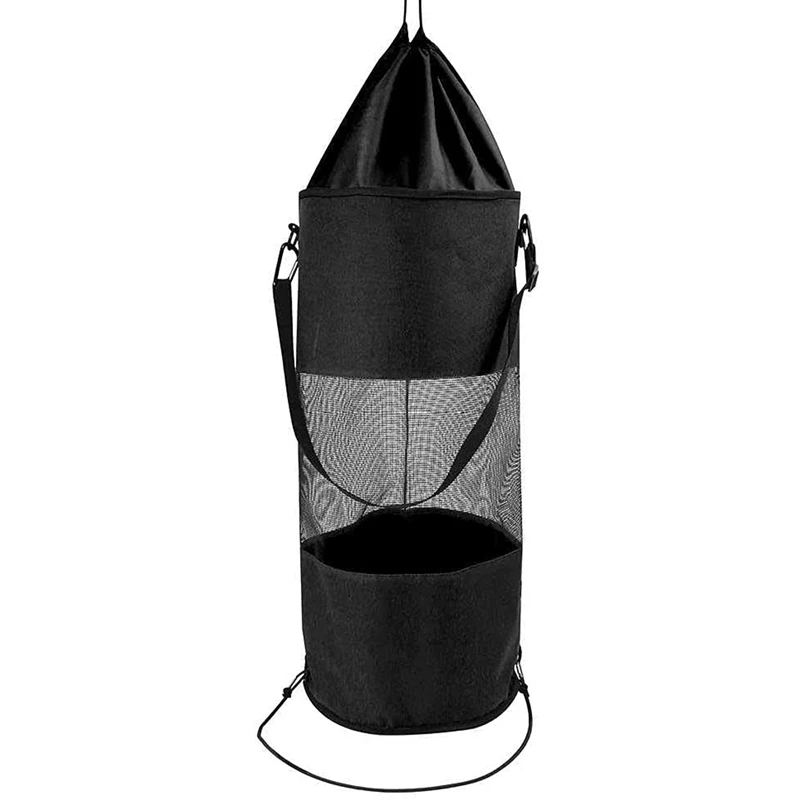 

Boat Trash Bag Portable Mesh Trash Storage Bag For Boat, Kayak, Camper, Golf Cart, RV Universal Trash Container