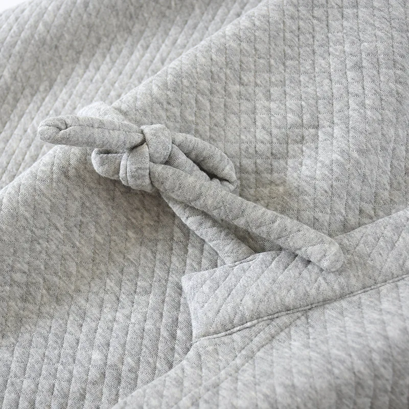 Men Bathrobe Cotton Thick Warm Towel Fleece Cotton Dressing Gowns Long Bath Robe Autumn Winter Unisex Hotel Spa Soft Kimono Robe