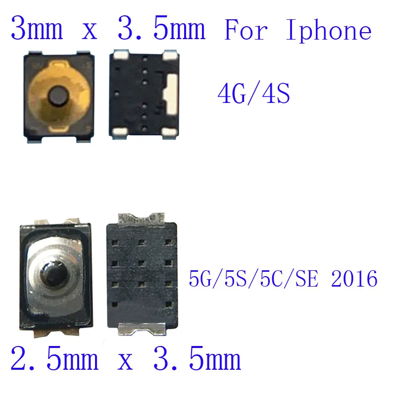 100Pcs Power Volume On Off Switch Flex Cable Toggle Nob Sleep Button Micro Spring Piece For IPhone 5 5G 5S 5C 4 4G 4S SE 2016