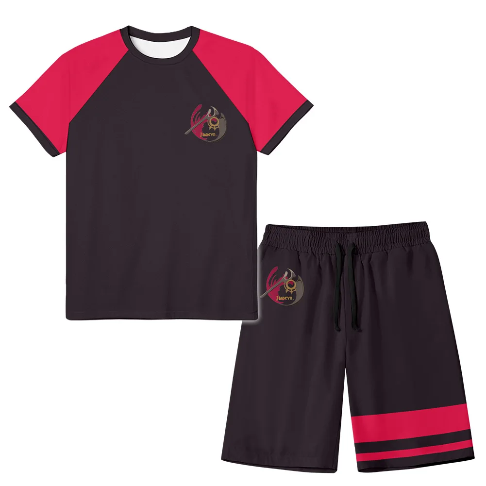 

Hololive Vtuber Mori Calliope Cosplay Costume T-shirt Shorts+Shirt Outfits Halloween Carnival Suit