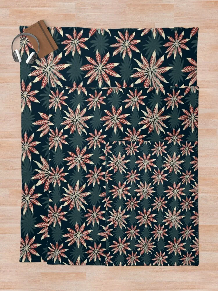 Лист жизни - бесшовное одеяло с узором Furoshiki Design милое для дивана тонкие одеяла