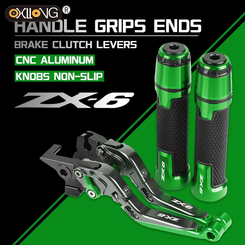 

Motorcycle Brake Clutch Levers Handlebar Handle Hand Grip FOR KAWASAKI ZX-6 ZX6 1990 1991 1992 1993 1994 1995 1996 1997-1999