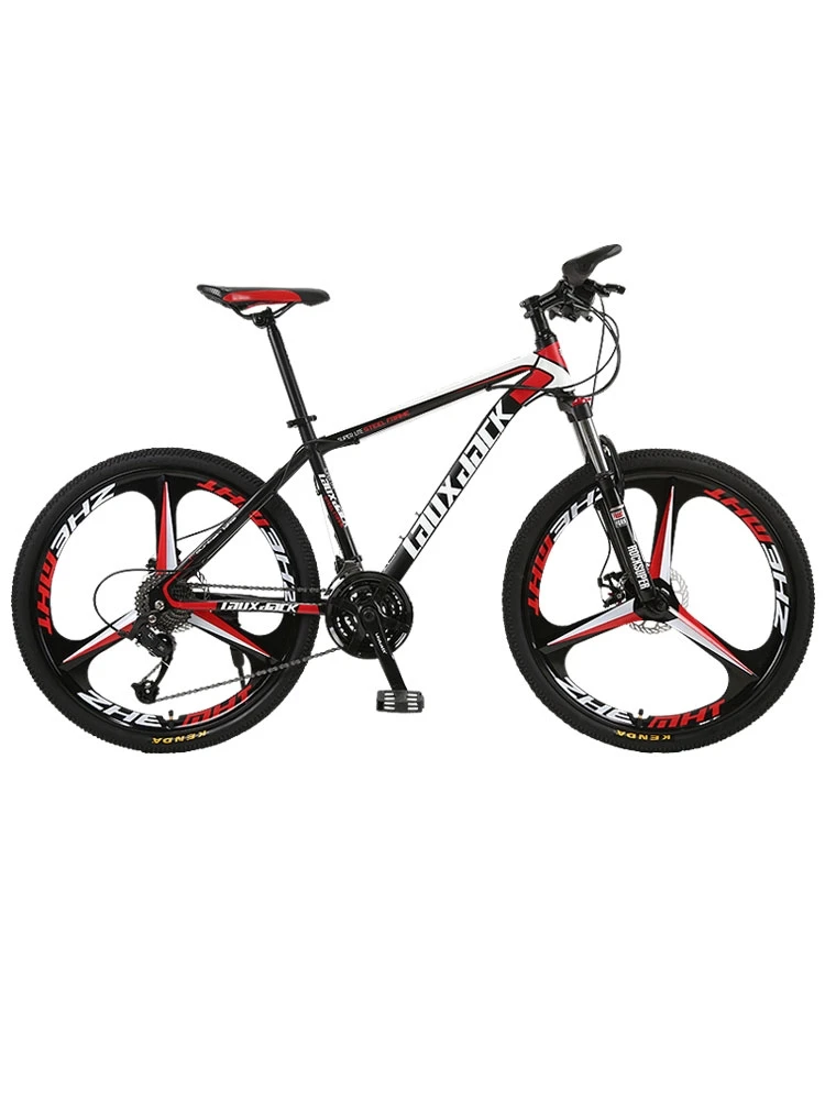 

24/26 Inch Mountain Bike 21/24/27/30 Speed Bicycle With Double Disc Brakes