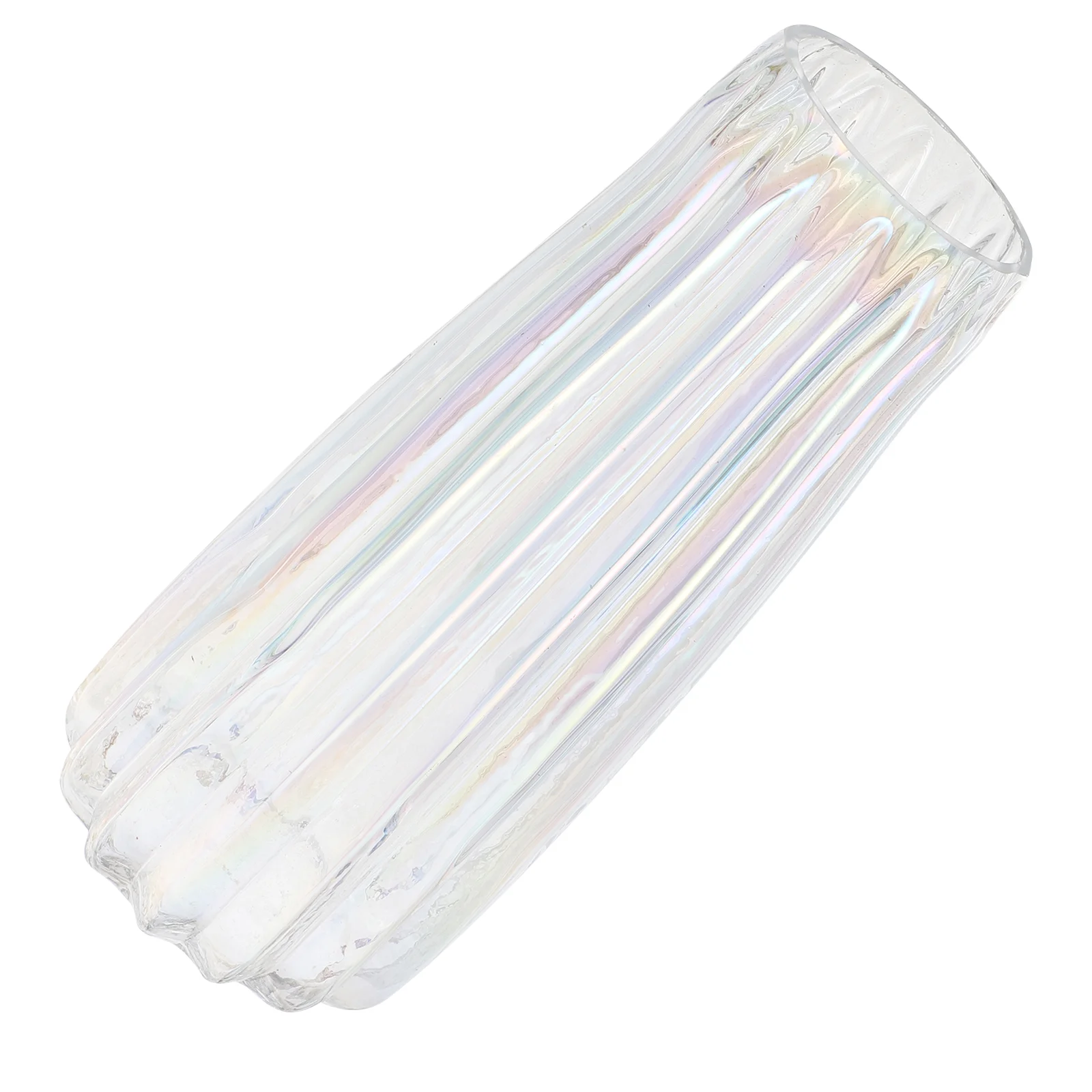 

Vase Flower Glass Floral Clear Planter Propagation Container Cylinder Station Hydroponic Pot Bud Dried Ceramic Desktop