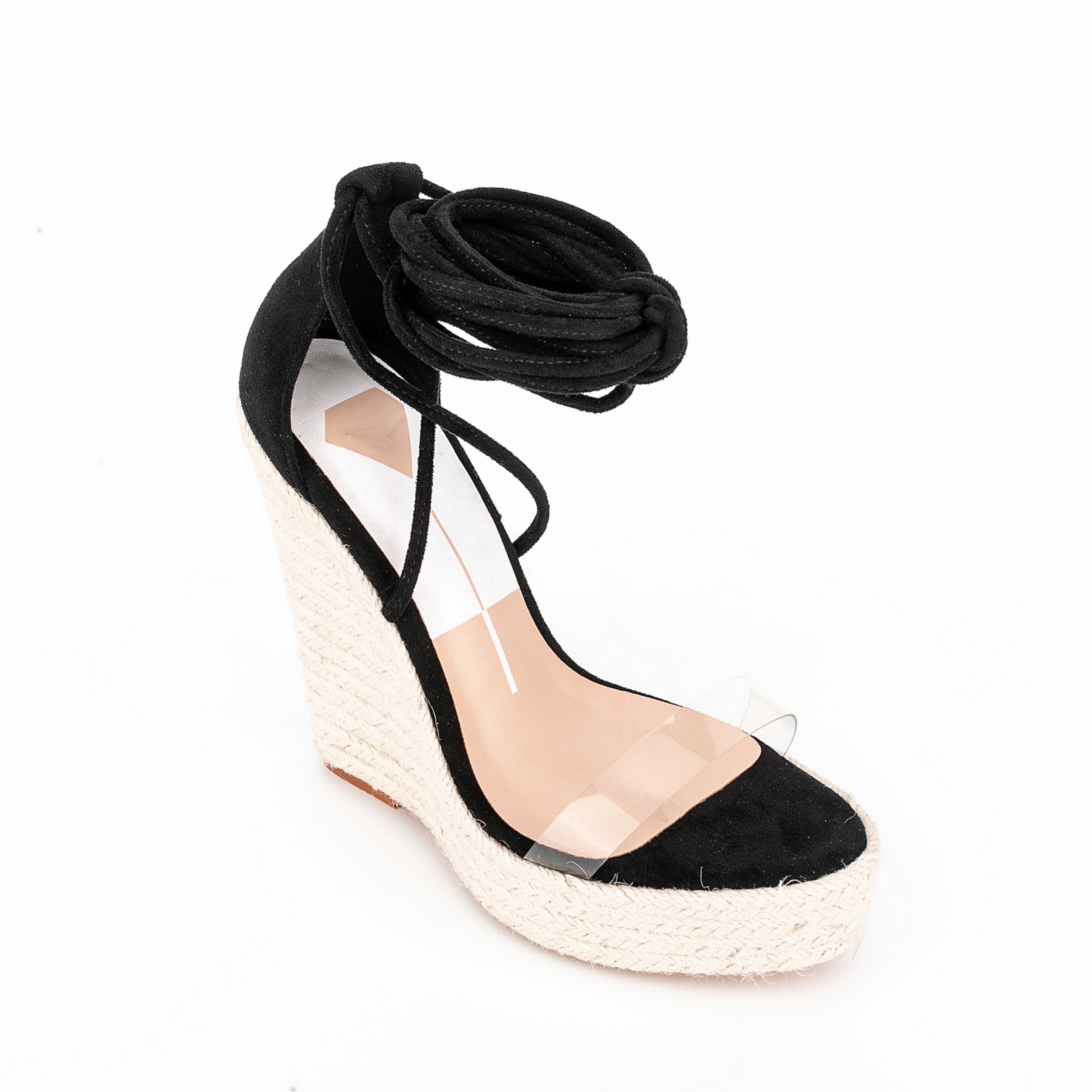 

Женские сандалии из соломы, пляжные босоножки в римском стиле с ремешком на щиколотке, на высоком каблуке, с круглым носком, с перекрестными ремешками, большие размеры, лето