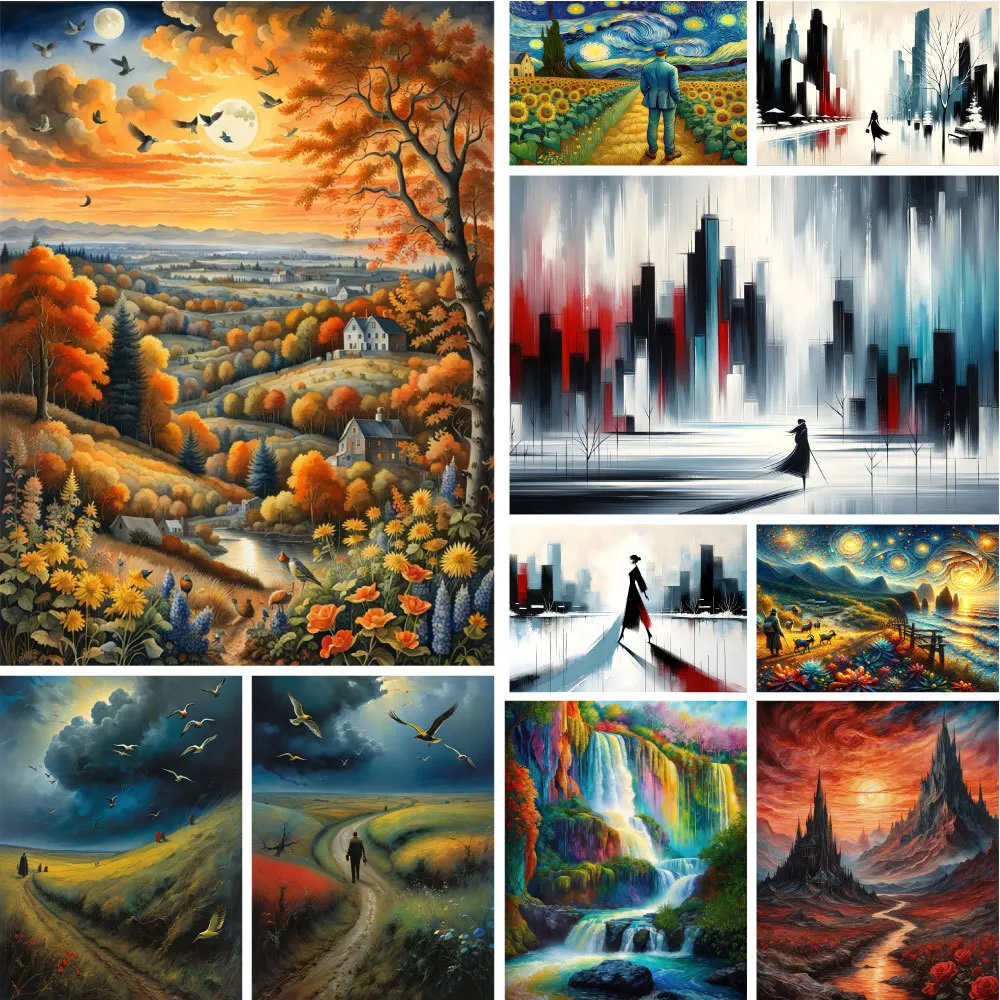 Картина по номерам на холсте 40 х50 цветов