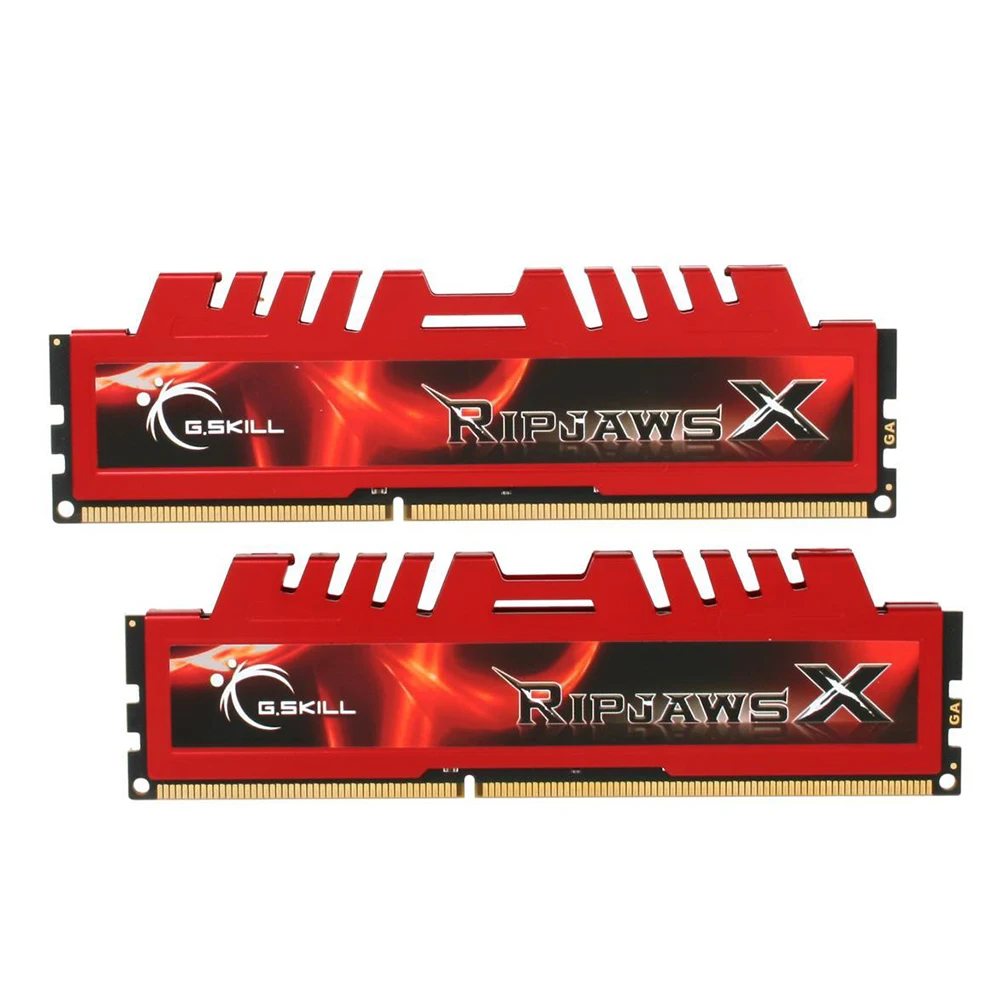 

G.SKILL Ripjaws X Series 8GB (2 x 4GB) DDR3 1600 (PC3 12800) Desktop Memory Model F3-12800CL9D-8GBXL