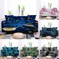 elastic sofa covers for living room dreamcatcher tribe feather stretch sofa slipcovers sectional couch cover corner 1 4 seat