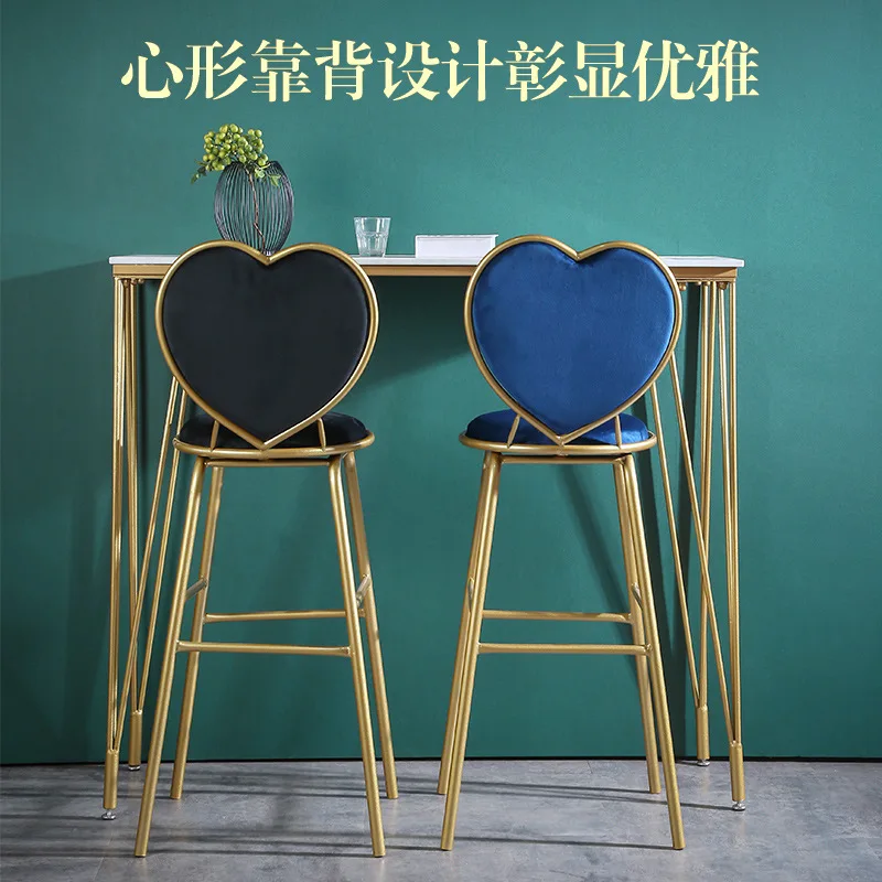 Барные стулья современные барные для чайного магазина легкие Роскошные кофейни