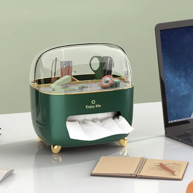 

Creative Tissue Box Coffee Table Decoration Decoration Living Room Drawing Paper Remote Control Storage Waterproof Dustproof Hot