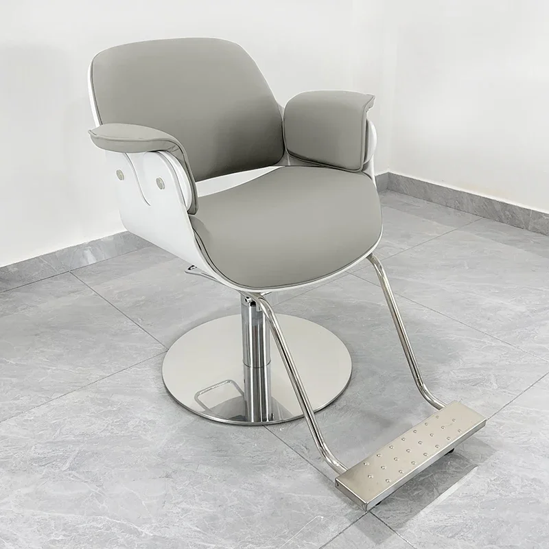 Парикмахерское кресло для салона красоты элегантное вращающееся эстетическое