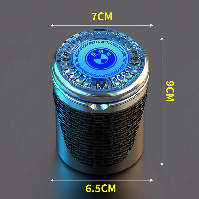 Автомобильная пепельница светодиодный портативная съемная авто интерьер для BMW
