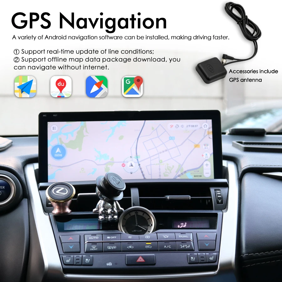 Автомагнитола 2DIN 128 ГБ Android 12 для Lexus NX300 NX200t NX300h NX 2015 2016 2017 |