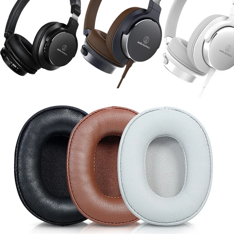 

Replacement Ear pads Cushion Earmuffs Earpads Headband For ATH-SR5 SR5BT Headphone