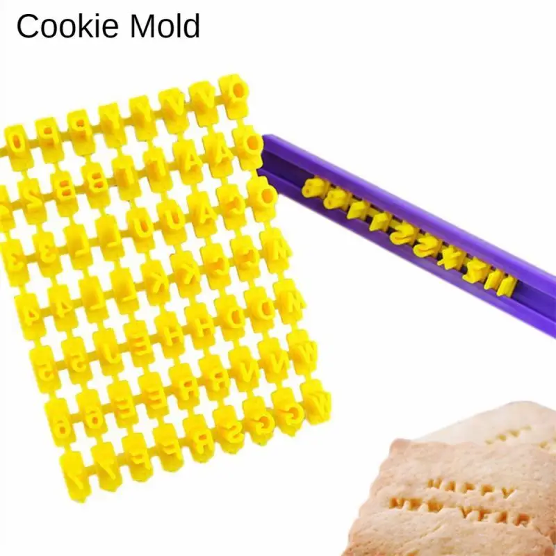 Форма для печенья алфавит номер буква полимерная глина пресс-форма штампа форма