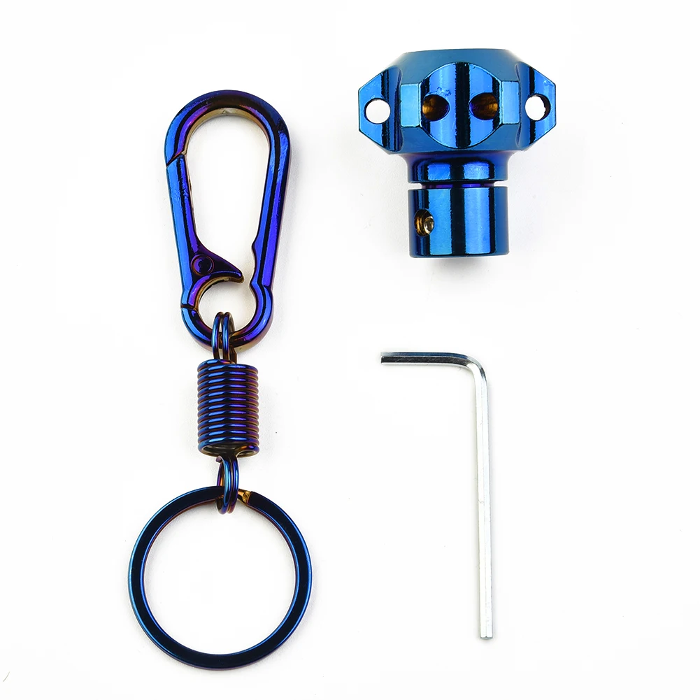 

W/ Key Ring Key Cover Key Ring Accessories Accessory Aluminum Alloy Case Shell DIY Key Cover Motorcycle Universal