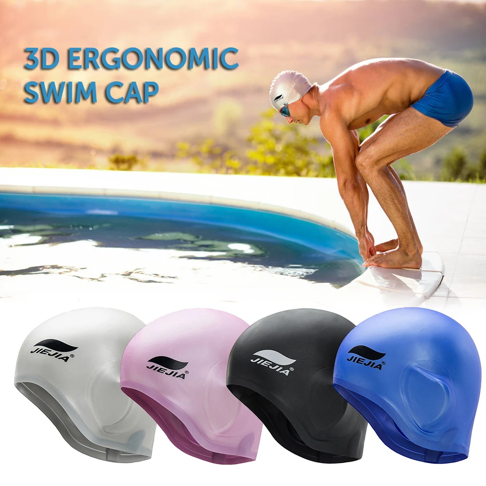 Yüzme kapaklar su geçirmez kulak koruyucu yetişkin yüzmek kap ile burun mandalı kulak tıkaçları kadın erkek yaz yüzme havuzu banyo şapka
