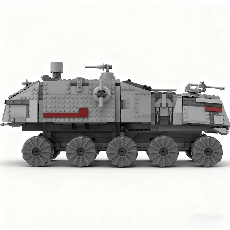Фото 949 деталей MOC: Бюджетный, но мощный танк Turbo HAVw Star Battle – модель для сборки, архитектурный конструктор, идеальный подарок на фестиваль, игрушка-конструктор из кирпичиков №2