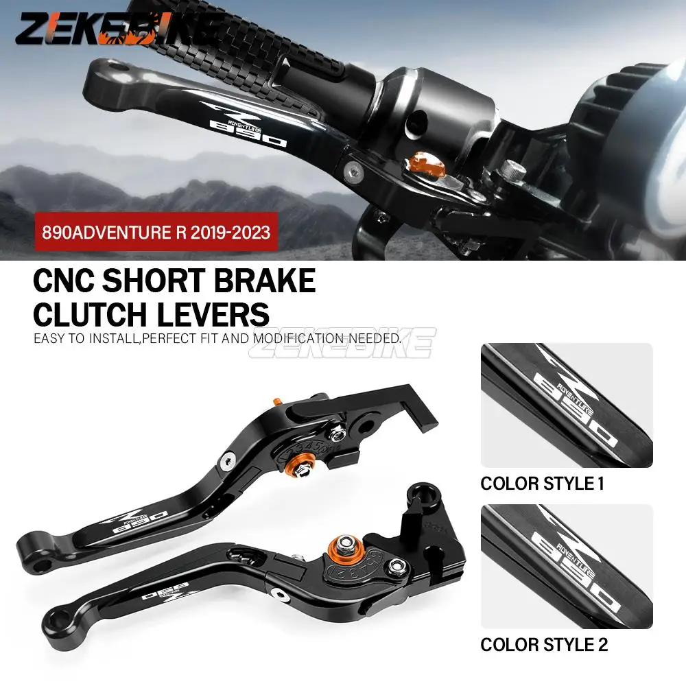 

FOR 890 ADVENTURE R 2019-2020 2021 2022 Motorcycle Hand Brake Clutch Adjustable Levers Handle Folding Extendable Lever grips