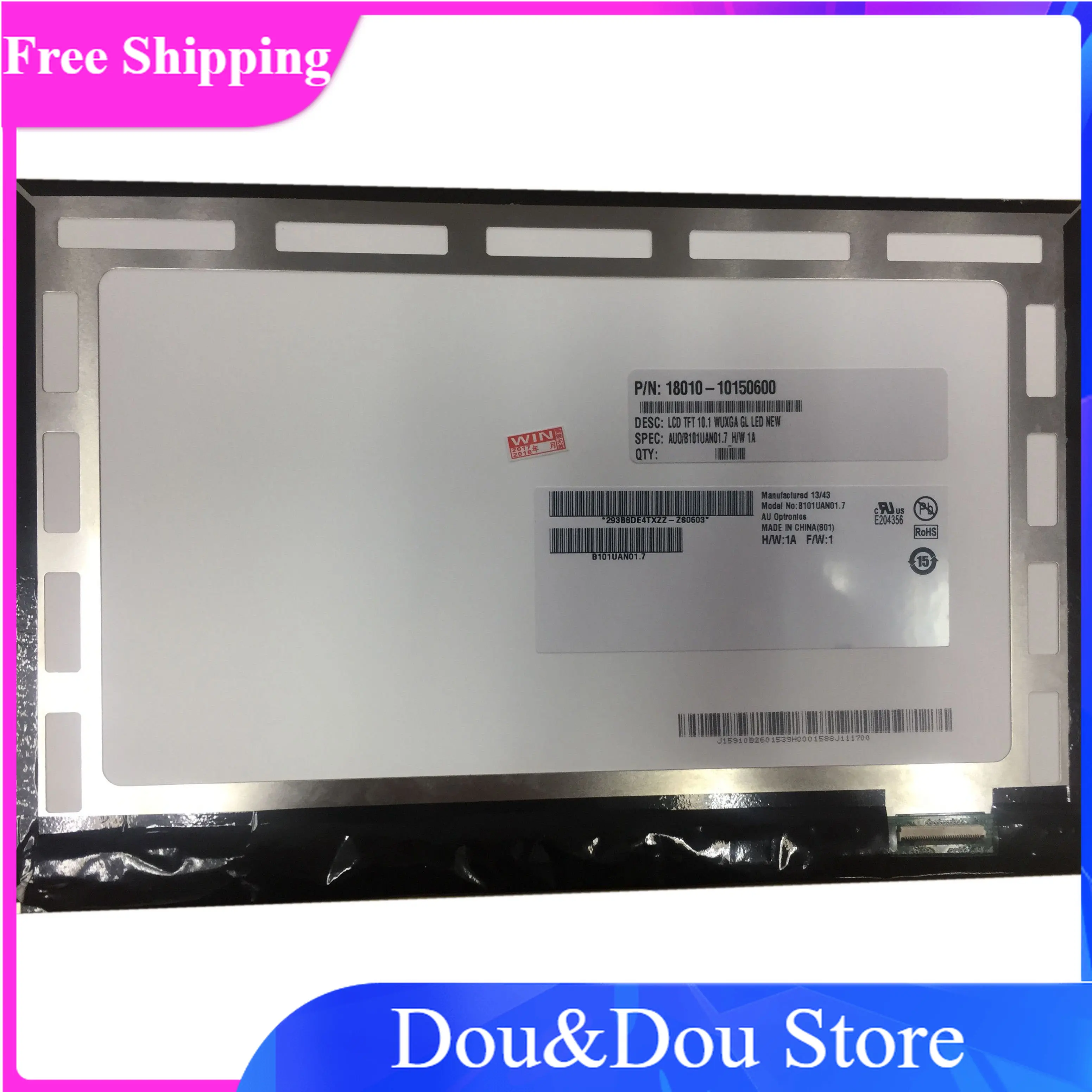 

B101UAN01.7 TABLET CLAA101FP05 LCD MEMO PAD ME302 IPS NON TOUCH SCREEN FOR ASUS Laptop LCD Screen
