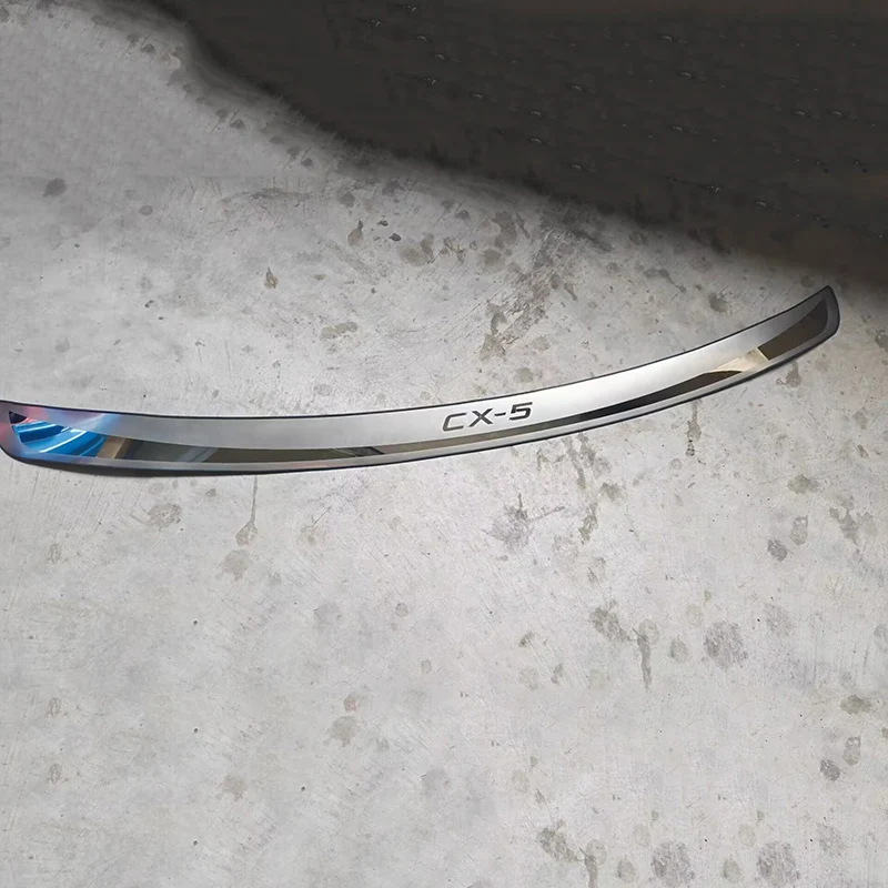 

Для Mazda cx-5 2017-2025 защита заднего багажника из нержавеющей стали, задняя накладка на порог задней двери