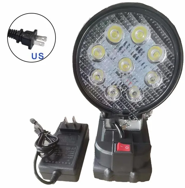 

10LED Lamp Camping Outdoor Night Work Light Torch For Makita 18V Li-ion Battery 6000ma Cordless Work Lights