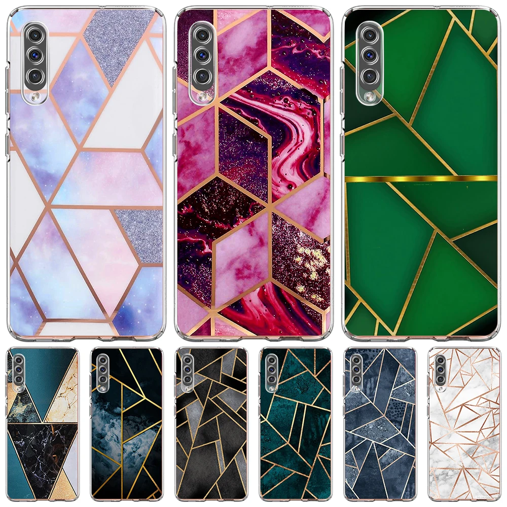 Chic Marble Gold Foil Case for Samsung Galaxy A50 A10 A70 A30 A20s A20e A40 A10s A10e A20 A52 A13 A12 A51 TPU Soft Phone Cover