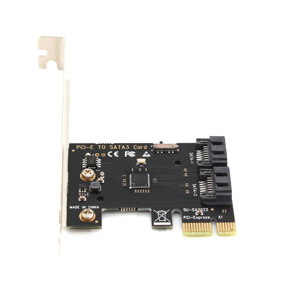 Карта расширения диска с внутренними портами Pci-e на SATA 3.0 6 Гбит/с