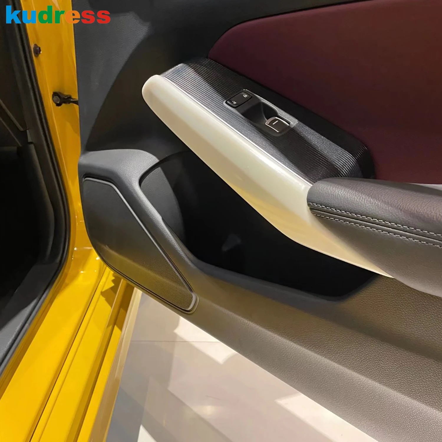 

Накладка на ручку внутренней двери подлокотника автомобиля, обшивка для Honda Civic Integra Sedan 2022 2023, красные молдинги для интерьера, наклейки, аксе...