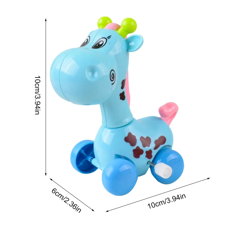 

Cartoon Giraffe Wind-up Toys Sliding Car Clockwork Toy Simulation Animal Spring Winding Toy Kids Xmas Goodie Bag Dropshipping